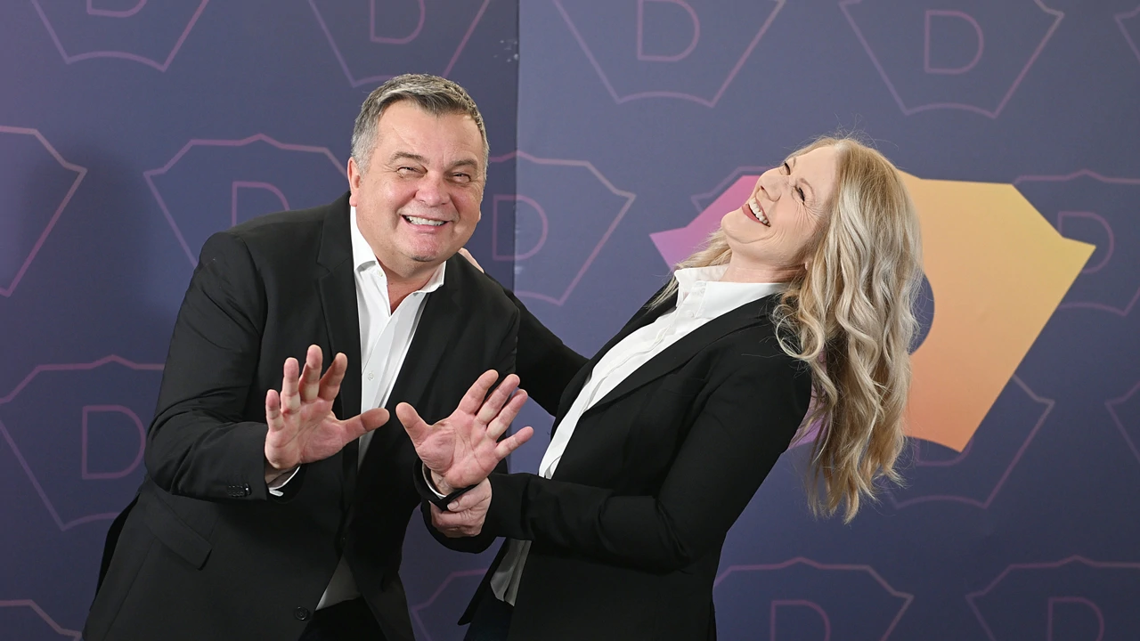 Barbara Kolar i Duško Ćurlić , Foto: Renato Branđolica/HRT