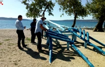 Drvena skulptura, Kaštel Lukšić , Foto: Dobro jutro, Hrvatska/HRT