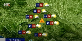 Vremenska prognoza, Foto: Dnevnik/HRT