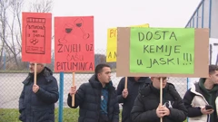 Prosvjed u Jastrebarskom, Foto: HTV/HRT
