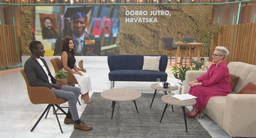 Abdulie i Valeriia u emisiji "Dobro jutro, Hrvatska"