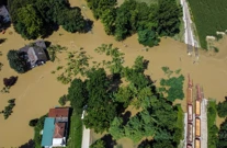 Pogled iz zraka na kuću kod Šoderice koju je odnijela bujica, Foto: Igor Šoban/PIXSELL