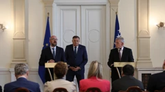 Konferencija za medije Charlesa Michela nakon sastanka s članovima Predsjedništva BiH
