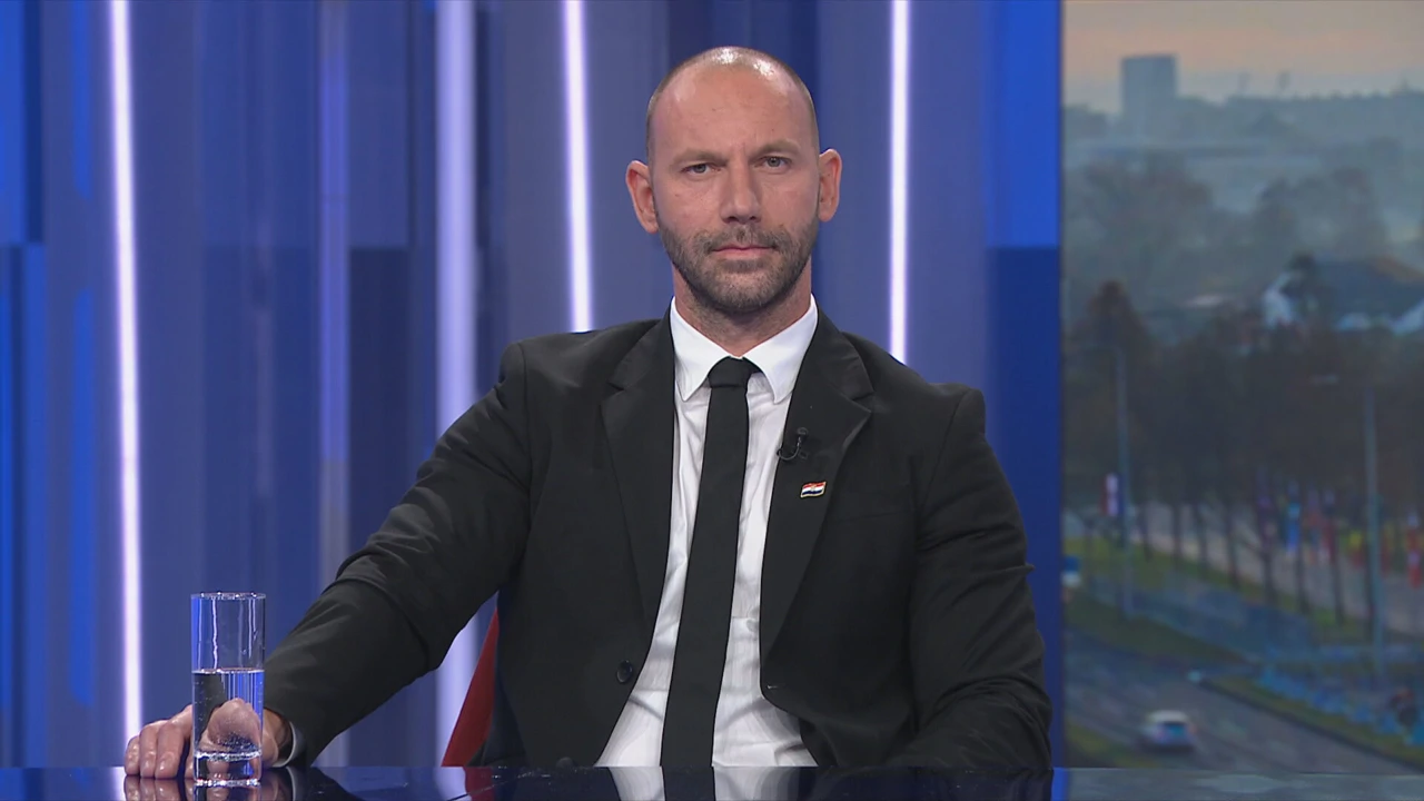 Damir Habijan, ministar pravosuđa, uprave i digitalne transformacije (HDZ), Foto: HTV/HRT