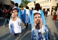 Argentinski navijači u Dohi, Foto: Bernadett Szabo/REUTERS