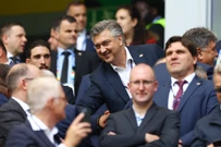 Andrej Plenković na utakmici Hrvarska - Albanija , Foto: Lisi Niesner/REUTERS