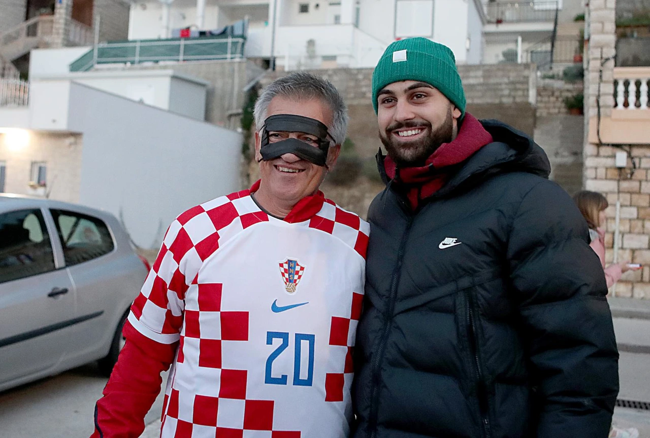 Doček Joška Gvardiola u Novigradu, Foto:  Sime Zelic /Pixsell