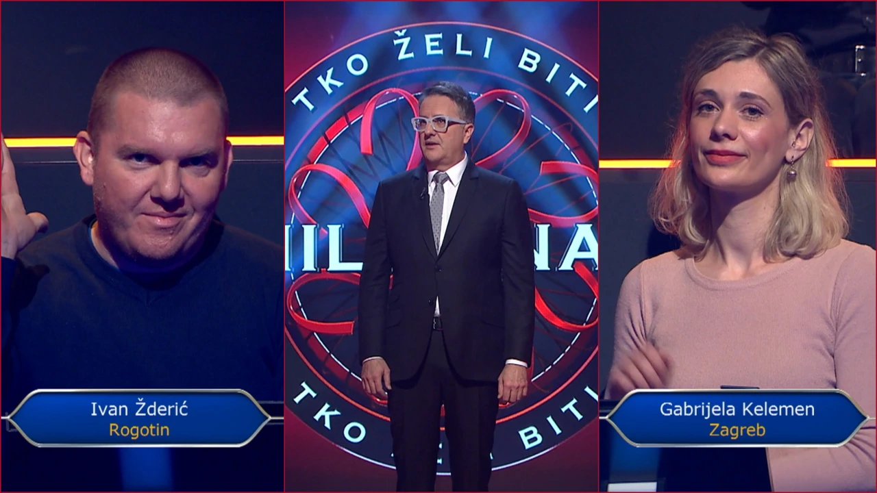 Tarik Filipović i natjecatelji "Milijunaša"