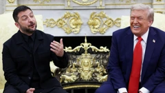 Ukrajinski predsjednik Volodimir Zelenski i američki predsjednik Donald Trump