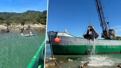 Uklanjane bespravnog mula na Galešnjaku