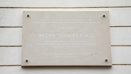 Spomen-ploča na mjestu osnivanja Matice hrvatske