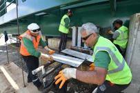  Gradilište novog željezničkog mosta koji će spojiti dvije obale Drave kod Botova , Foto: Vjeran Zganec Rogulja/PIXSELL