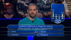  Emir Asani iskoristio džoker "pitaj publiku" , Foto: Tko želi biti milijunaš?/HRT