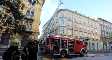Požar u Zanonovoj ulici u Rijeci