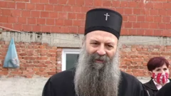 Porfirije posjetio stanovnike Banovine stradale u potresu