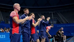 Izbornik Neven Karković s igračima