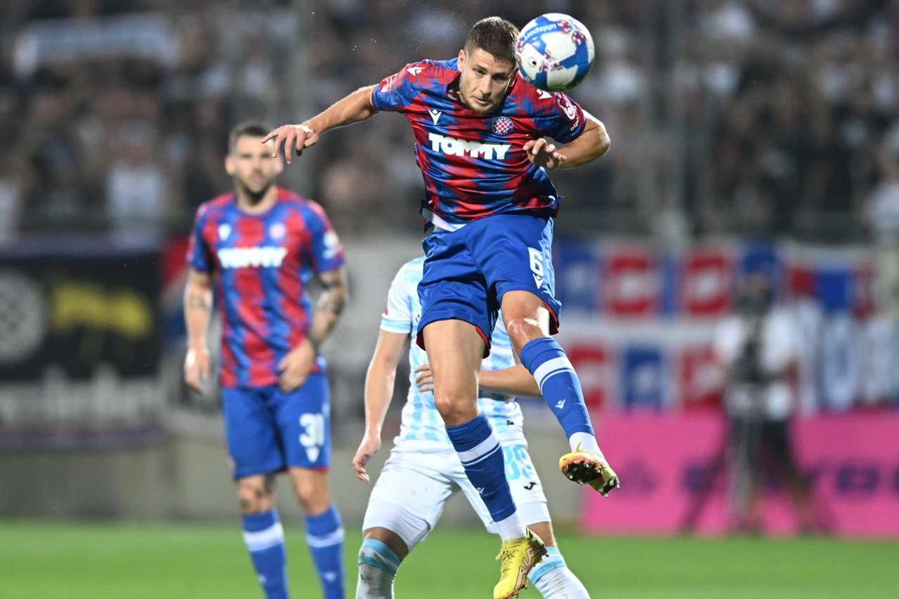 Rijeka - Hajduk. Mihael Žaper