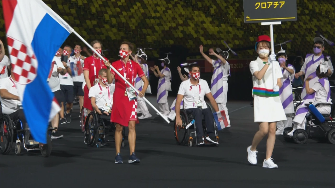 Svečano otvaranje Paraolimpijskih igara u Tokiju, Foto: HTV/HRT
