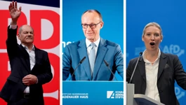 Olaf Scholz / Friedrich Merz / Alice Weidl