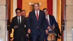 Američki ministar financija Scott Bessent u Londonu