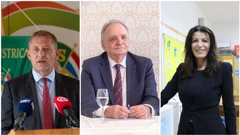Krešo Beljak, Branimir Glavaš i Josipa Pleslić 