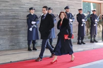 Uzvanici pristižu na Pantovčak, Foto: Sanjin Strukic/Pixsell
