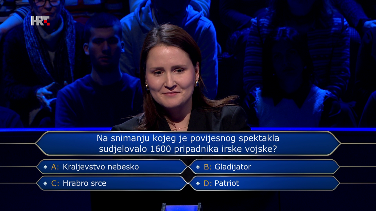 Mirna Brkušić, Foto: Tko želi biti milijunaš?/HRT