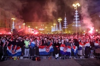 Navijači na Trgu bana Josipa Jelačića, Foto: Antonio Bronic/REUTERS