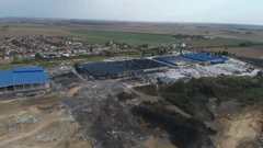Opožareno područje tvornice Drava International