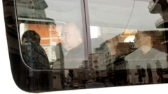 Privođenje na Županijski sud petorice uhićenih policajaca