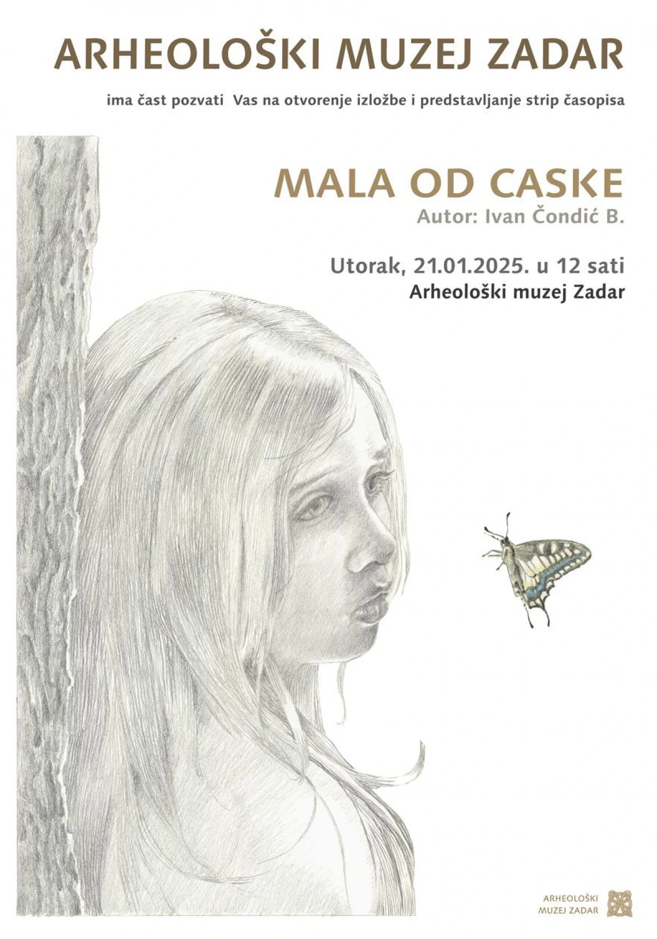 Naslovnica stripa "Mala od Caske" Ivana Čondića Begova