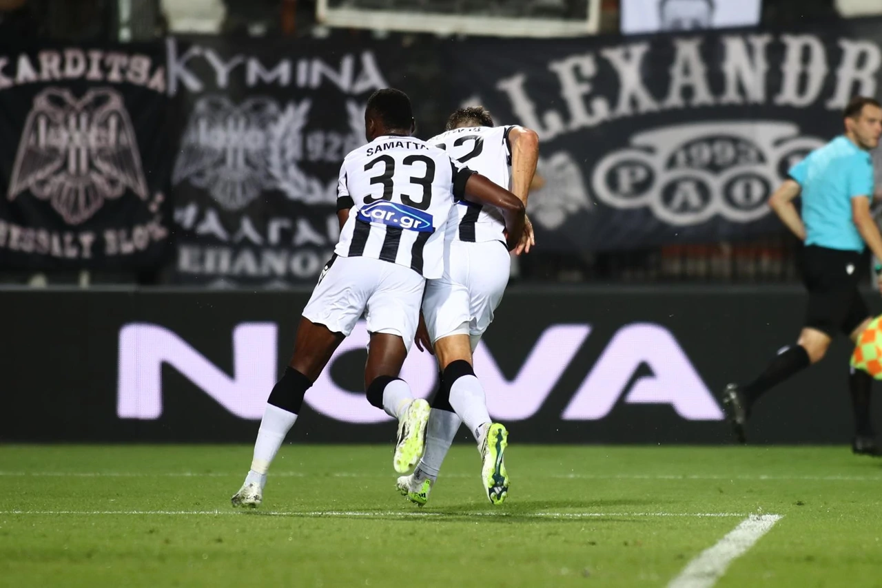 Slavlje igrača PAOK-a nakon pogotka