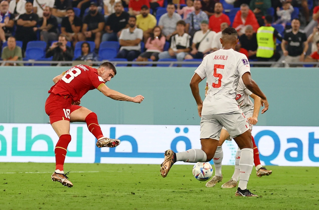Dušan Vlahović zabio drugi gol, Foto: Hannah Mckay/REUTERS