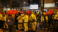 Radnici Čistoće jutros ispred sjedišta podružnice