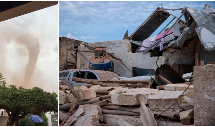 Tornado pogodio Marsalu na Siciliji: prevrnuti automobili, oštećene zgrade