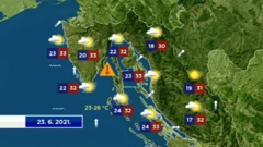 Vrijeme, 23.6.2021., Foto: HTV/HRT