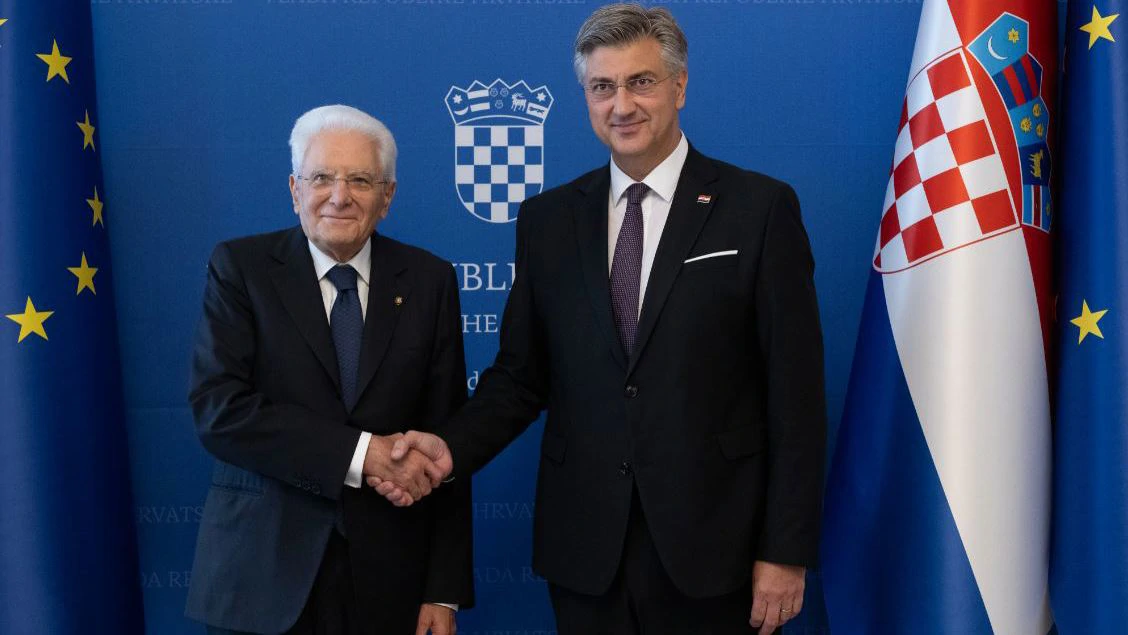 Sergio Mattarella i Andrej Plenković