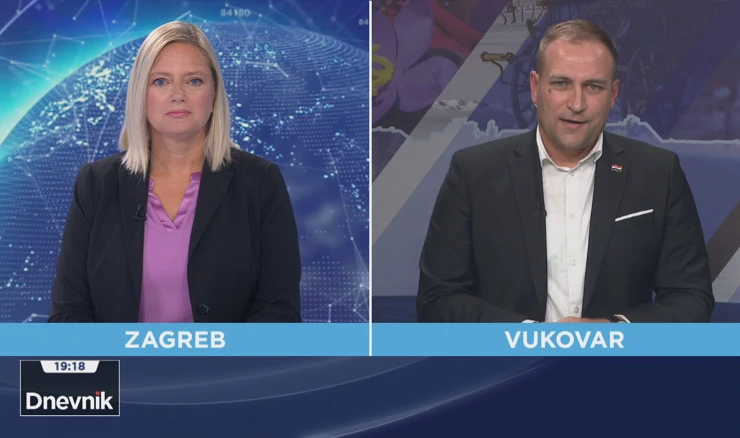 David Vlajčić u Dnevniku HTV-a
