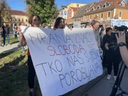 Podrška prosvjednicima, Foto: Ana Mitar Šimić/Radio Osijek