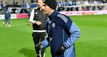 Marko Livaja se zagrijava na Rujevici