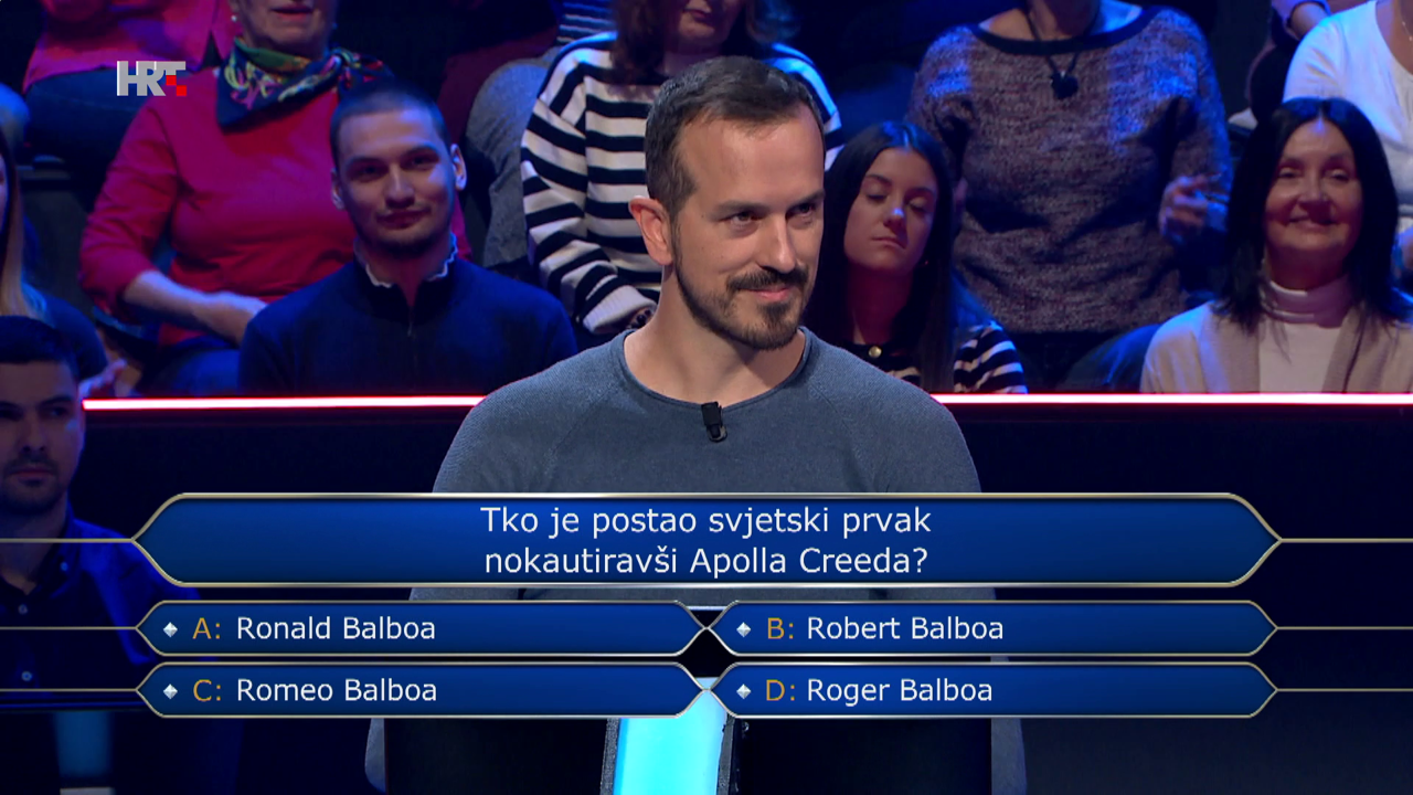Vlatko Barišić, Foto: Tko želi biti milijunaš?/HRT