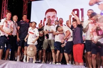 Slavlje u Splitu nakon osvojenog Kupa, Foto: Miroslav Lelas/PIXSELL