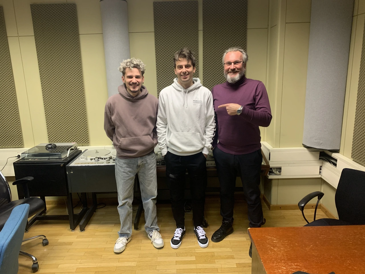 Robin Petić, Teo Golub i Robert Urlić