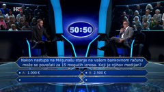 Fran Drmić , Foto: Tko želi biti milijunaš?/HRT