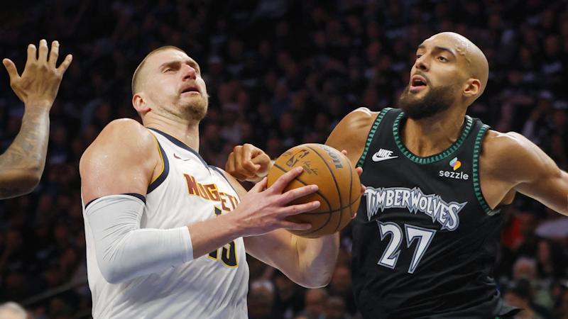 2026 04 24t053237z 1082083699 mt1usatoday28798302 rtrmadp 3 nba denver nuggets at minnesota timberwolves 20260501084319