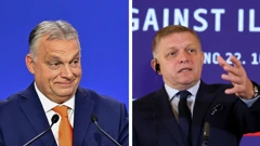 Viktor Orban (lijevo), Robert Fico (desno)