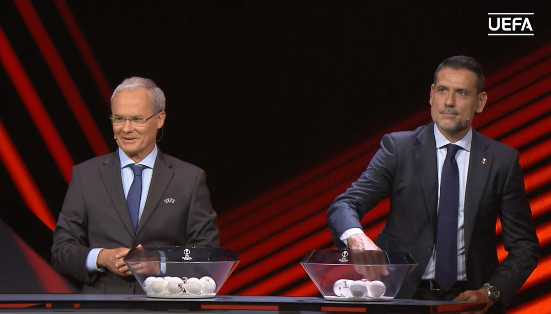 Ždrijeb skupina Europske lige, Foto: Screenshot/UEFA