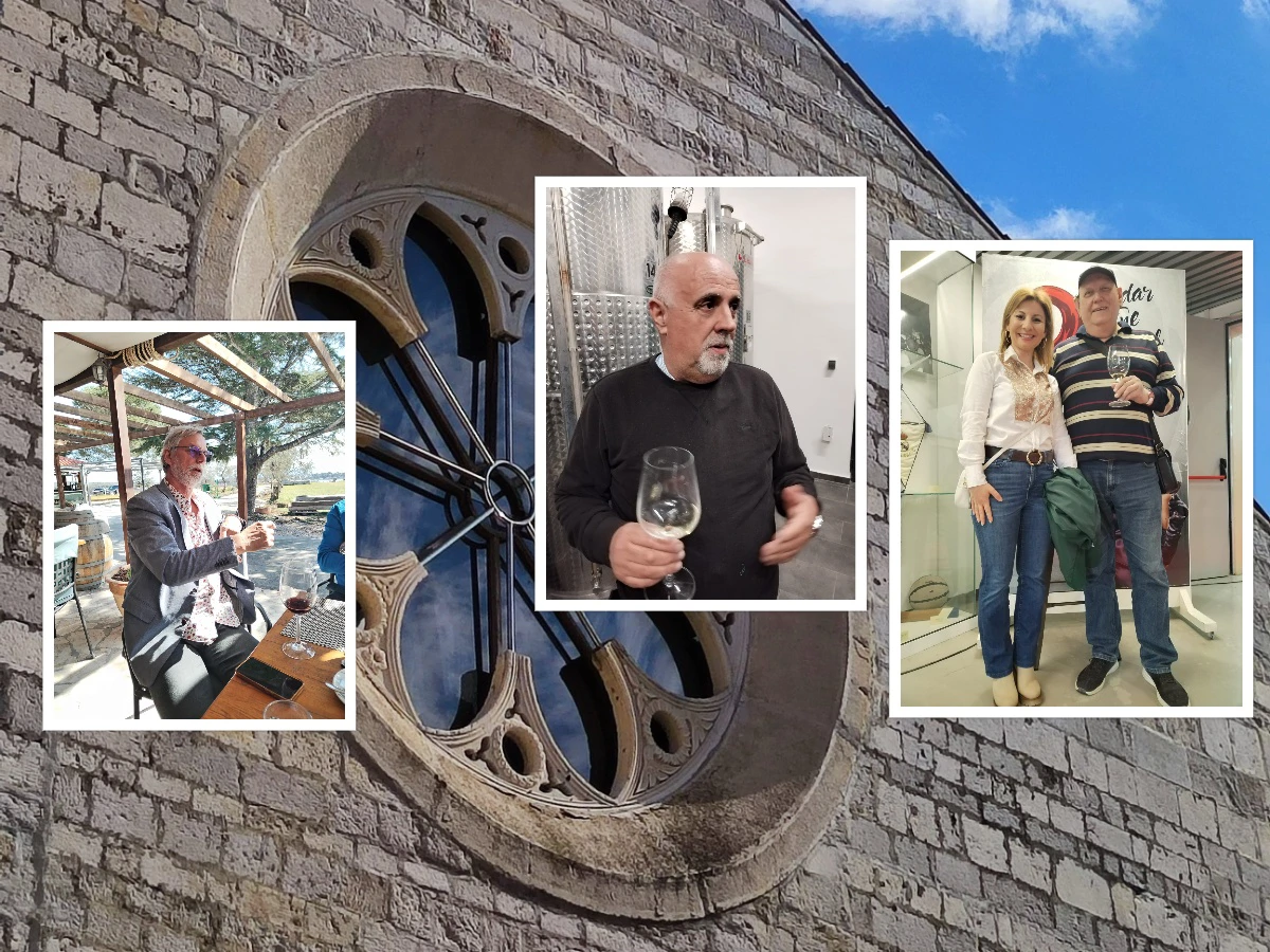 Zoran Pantalon-Kraljevski vinogradi, vinar Zdravko Žuža, Vlatka Pehar i naš eno-gastro znalac Vjekoslav Madunić