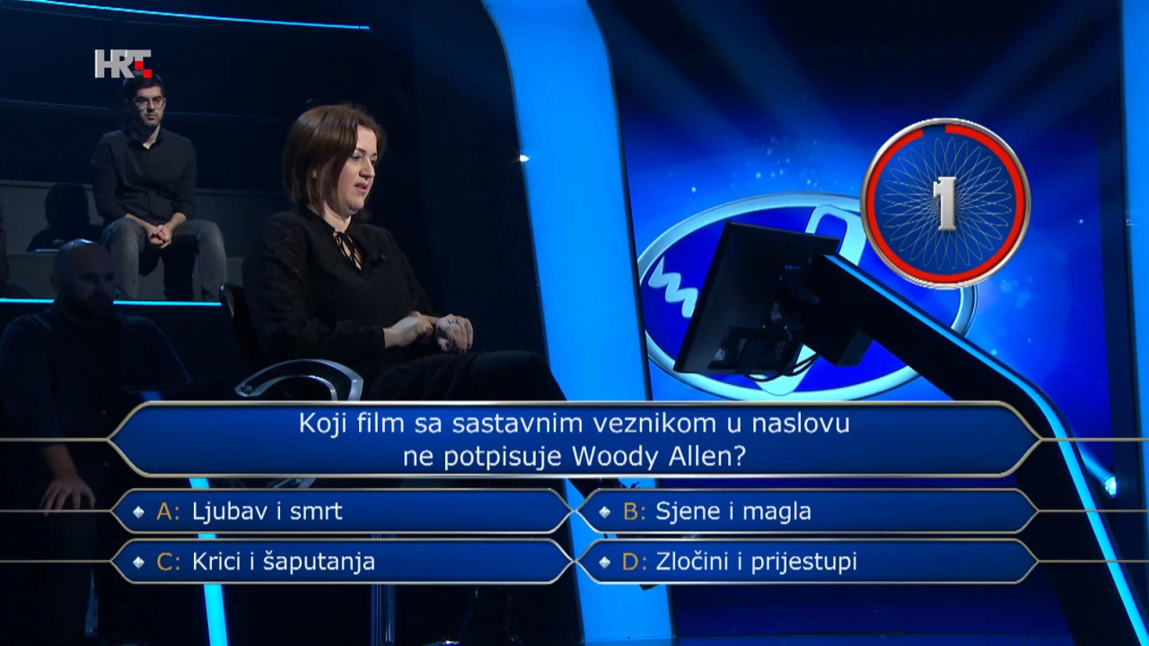 Martina Tomić , Foto: Tko želi biti milijunaš?/HRT