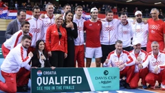 Hrvatska Davis Cup reprezentacija nakon pobjede nad Austrijom